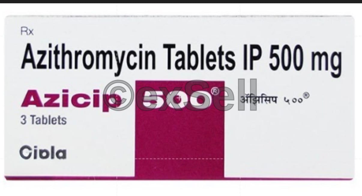 Azicip 500 Tablet 500 mg Tablet – Azithromycin (500mg)