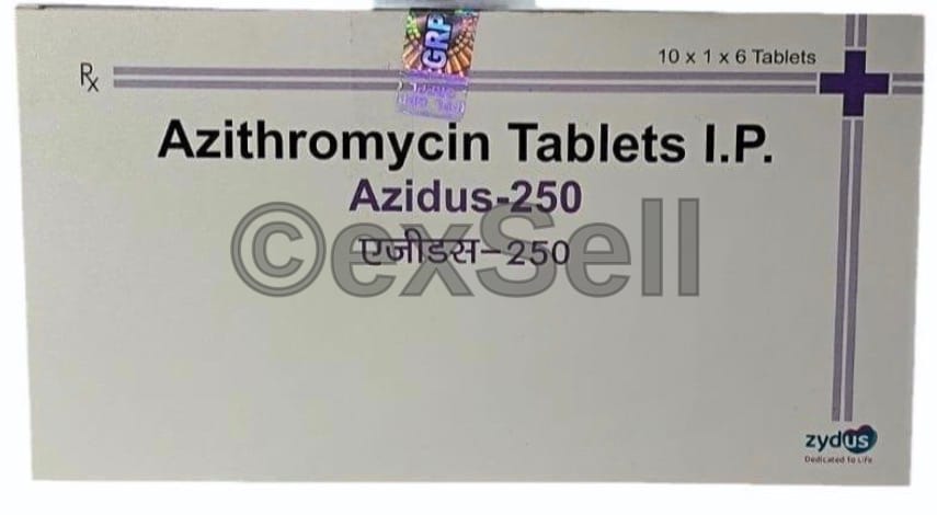 Azidus 250mg Tablet 250 mg Tablet – Azithromycin (250mg)