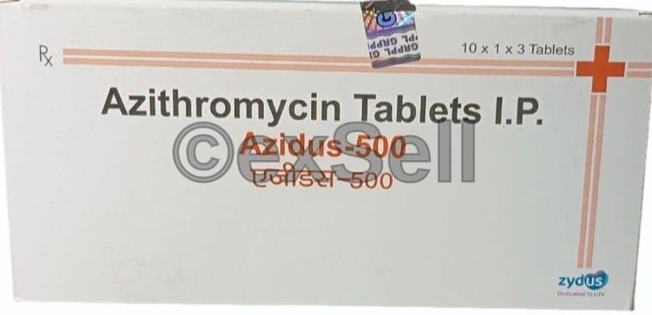 Azidus 500 Tablet 500 mg 3 Tablet – Azithromycin -500mg