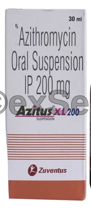Azitus XL 200mg Suspension 200mg/5ml Oral Suspension – Azithromycin (200mg/5ml)