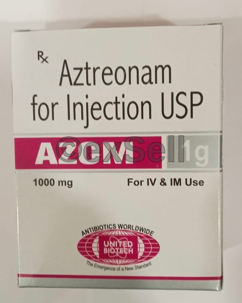 Azom 1GM Injection 1000 mg Injection – Aztreonam (1000mg)