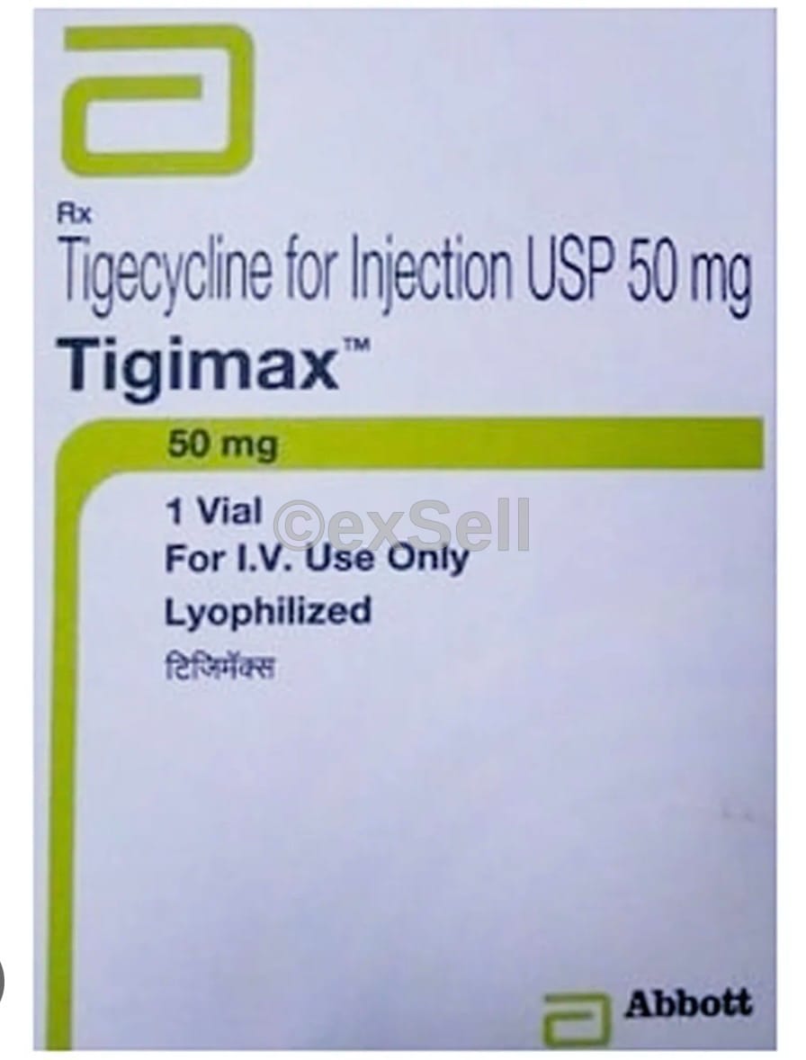 Tigimax 50mg Injection 50 mg Injection – Tigecycline (50mg)