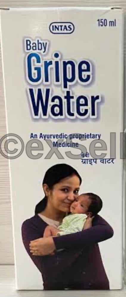 Baby Gripe Water Combination Gripe water – Sarjikakshara 45mg + Anethum Sowa (Sowa Oil ) 0.9 ml + Shatapushpa tel (Pimpenalla Anesum ) 0.7ml, Pudina tel 0.2 ml