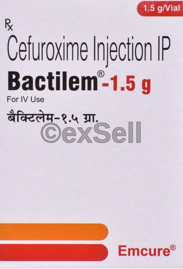 Bactilem 1500mg Injection 1500 mg Injection – Cefuroxime (1500mg)