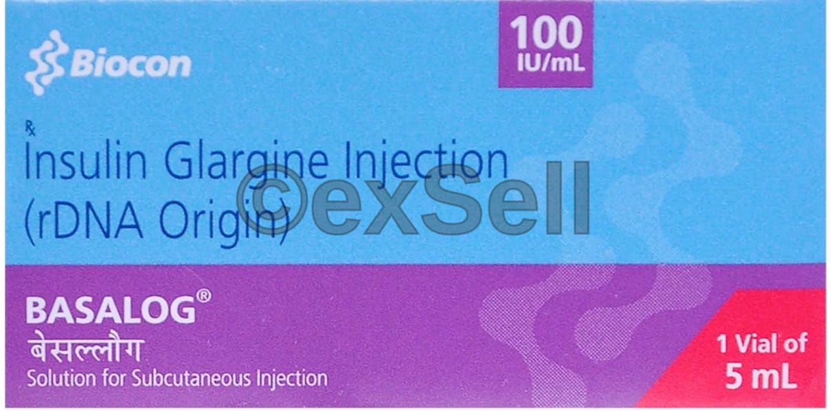 Basalog 100IU/ml Solution for Injection 100 IU Solution for Injection – Insulin Glargine (100IU/ml)