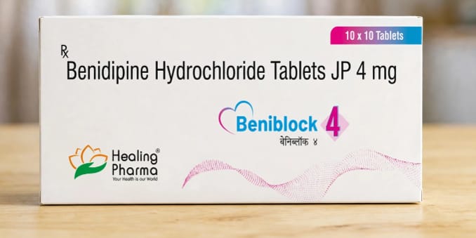 Beniblock 4 4 mg Tablet – Benidipine Hydrochloride 4 mg
