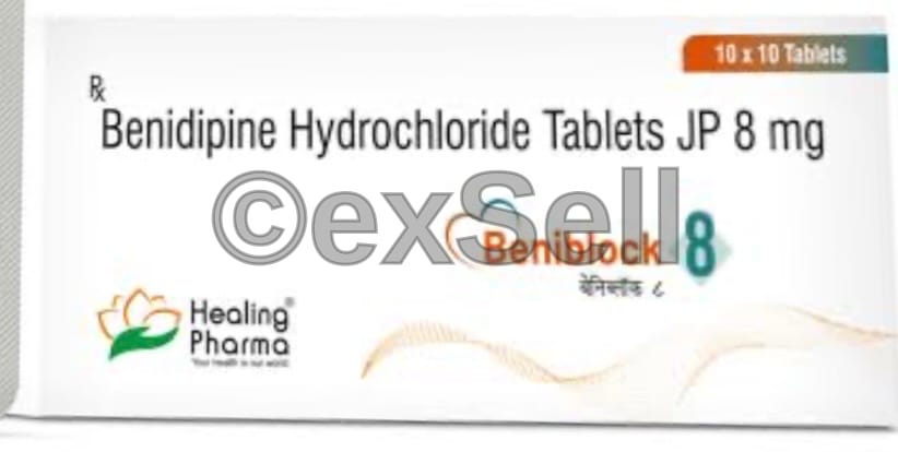 Beniblock 8mg Tablets 8 mg Tablet – Benidipine 8mg