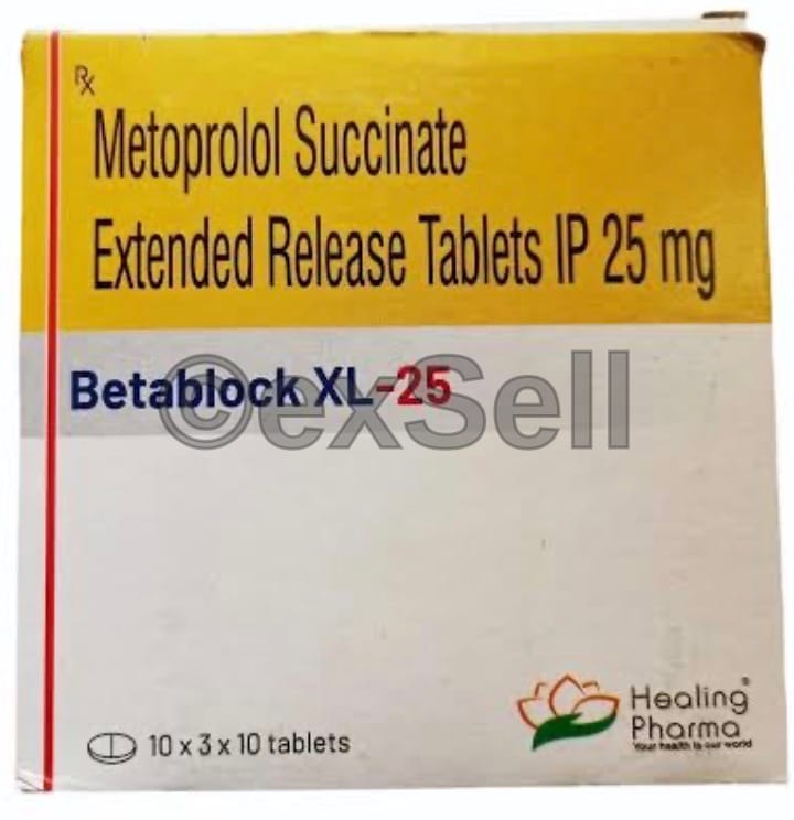 Betablock XL 25 Tablet 23.75 mg Tablet – Metoprolol Succinate (23.75mg)