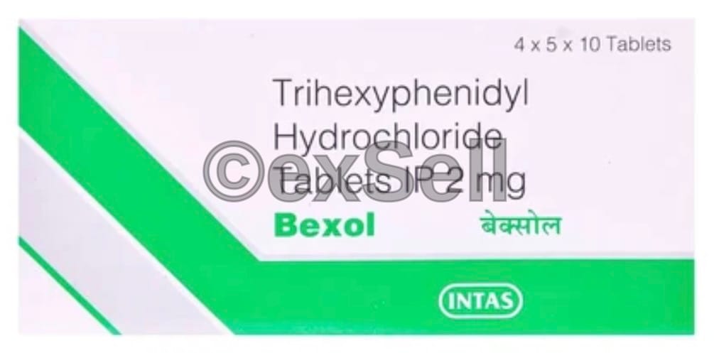 Bexol Tablet 2mg Tablet – Trihexyphenidyl (2mg)