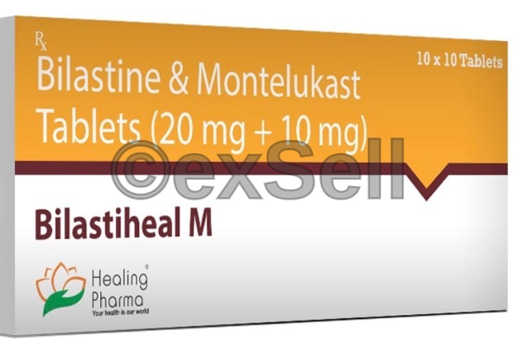Bilastiheal M Tablet 20 mg + 10 mg Tablet – Bilastine (20 Mg) + Montelukast (10 Mg)