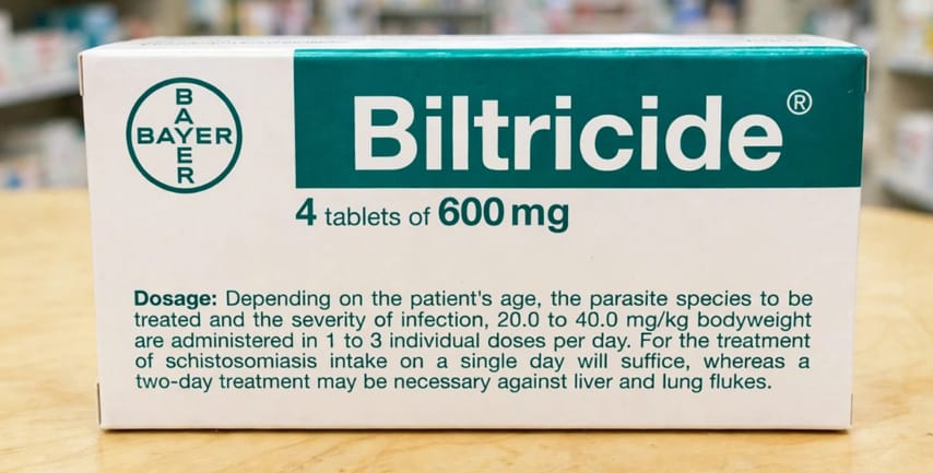 Biltricide 600 mg (Praziquantel 600mg) 600mg Tablets – ExSell Laboratories