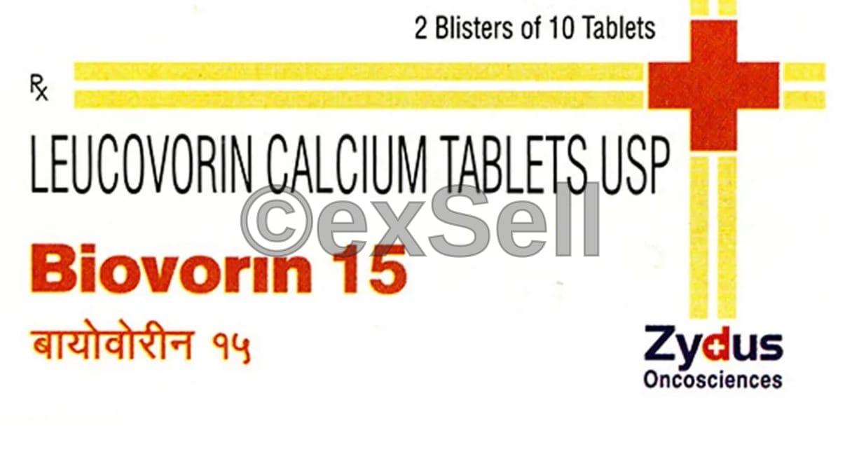 Biovorin 15mg Tablet 15mg Tablet – Leucovorin Calcium (15mg)