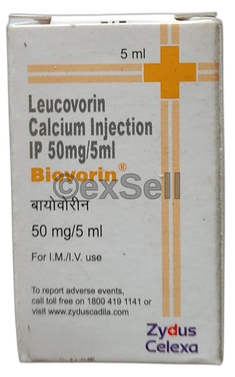 Biovorin Injection 50mg Vial – Calcium Leucovorin (50mg)
