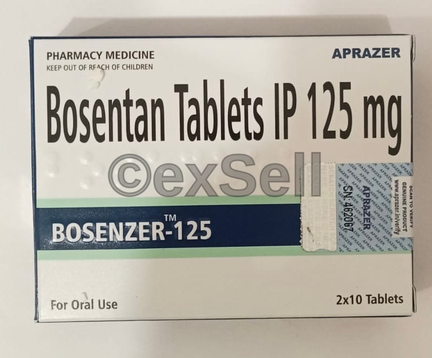 Bosenzer 125mg Tablet 125 mg Tablet – Bosentan 125 mg