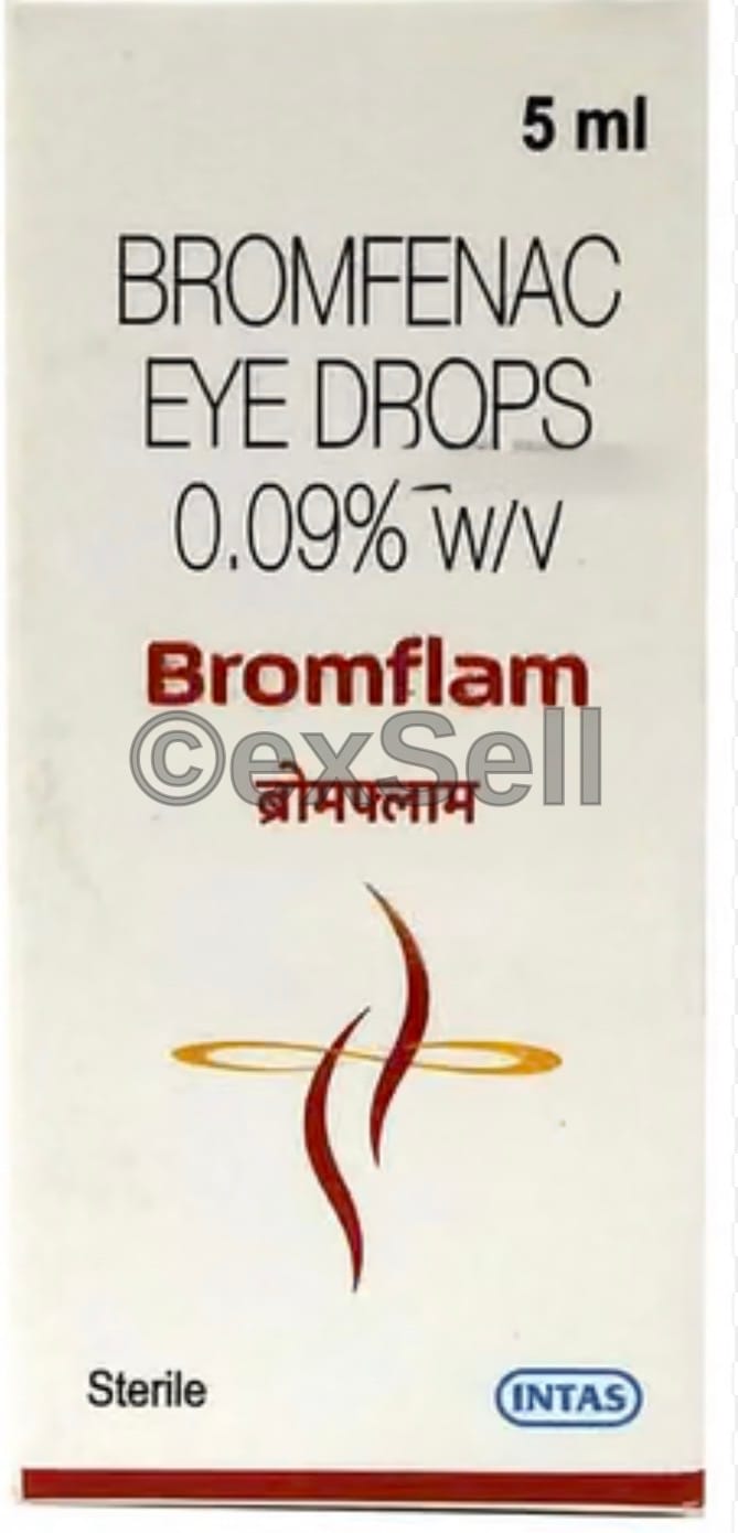 Bromflam Eye Drop 0.9% Eyedrop – Bromfenac (0.09% )