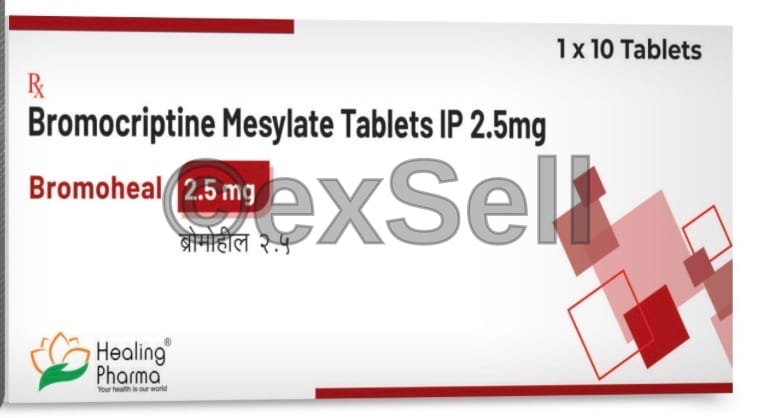 Bromoheal 2.5mg Tablet 2.5 mg Tablet – Bromocriptine (2.5 Mg)