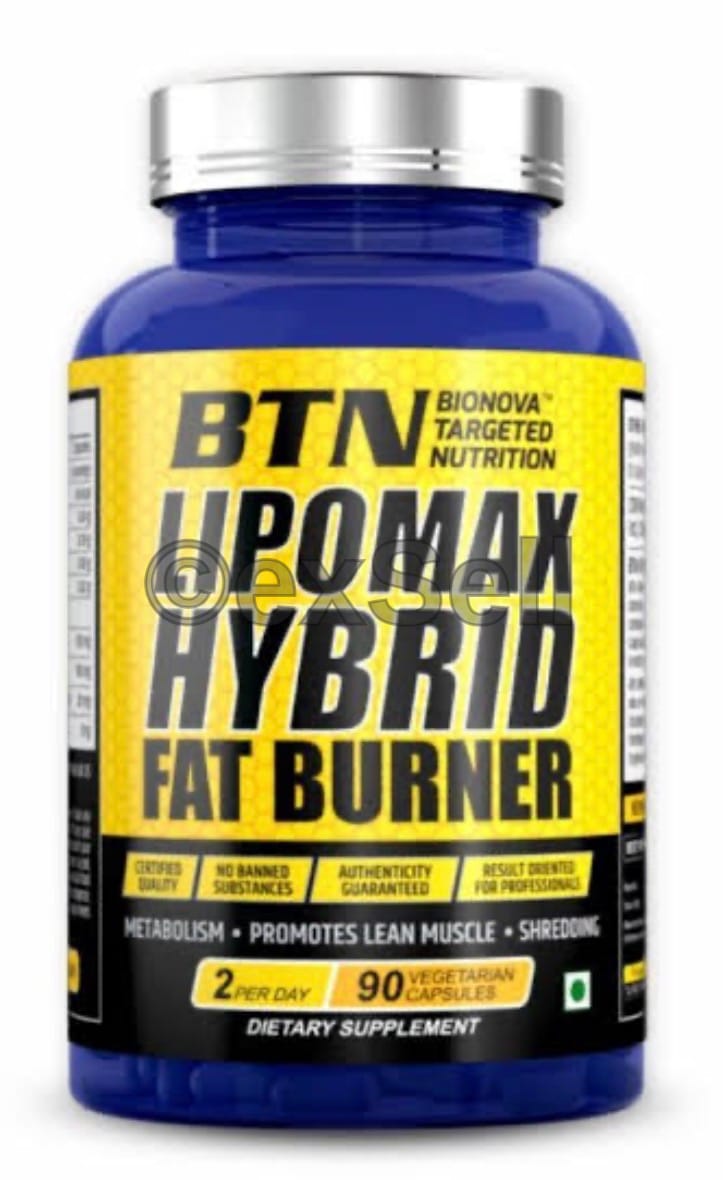 BTN Lipomax Hybrid Fat Burner Combination Capsules – Garcinia cambogia (60% HCA), Green Tea extract (30% polyphenols), Grape Seed extract (95% proanthocyanidin), and Piper nigrum (95% piperine)