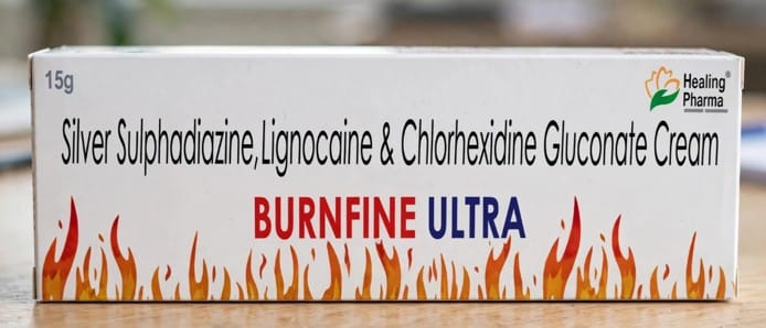 Burnfine Ultra 3.2% w/w Cream – Lidocaine (2% w/w)+ Silver Sulfadiazine (1% w/w) + Chlorhexidine Gluconate (0.2% w/w)
