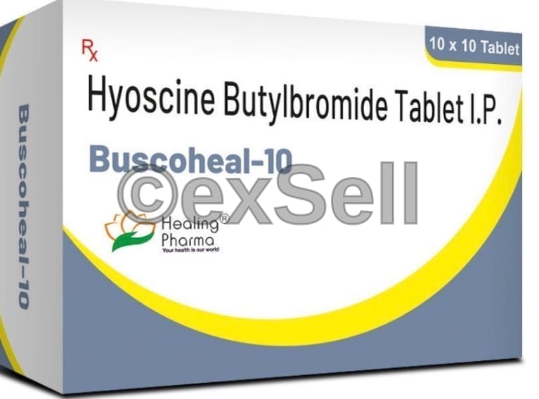 Buscoheal 10mg Tablet 10mg Tablet – Hyoscine Butylbromide (10mg)