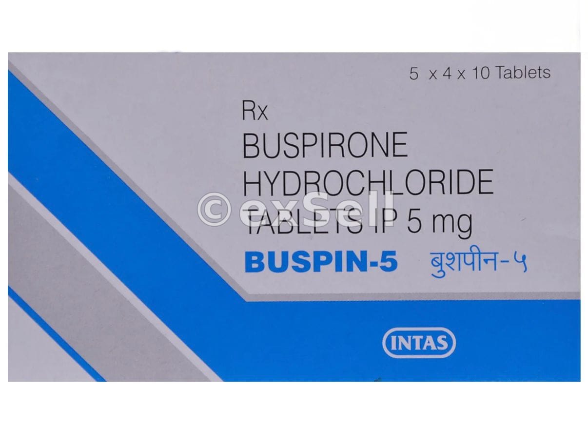 Buspin 5mg Tablet 5 mg Tablet – Buspirone (5mg)