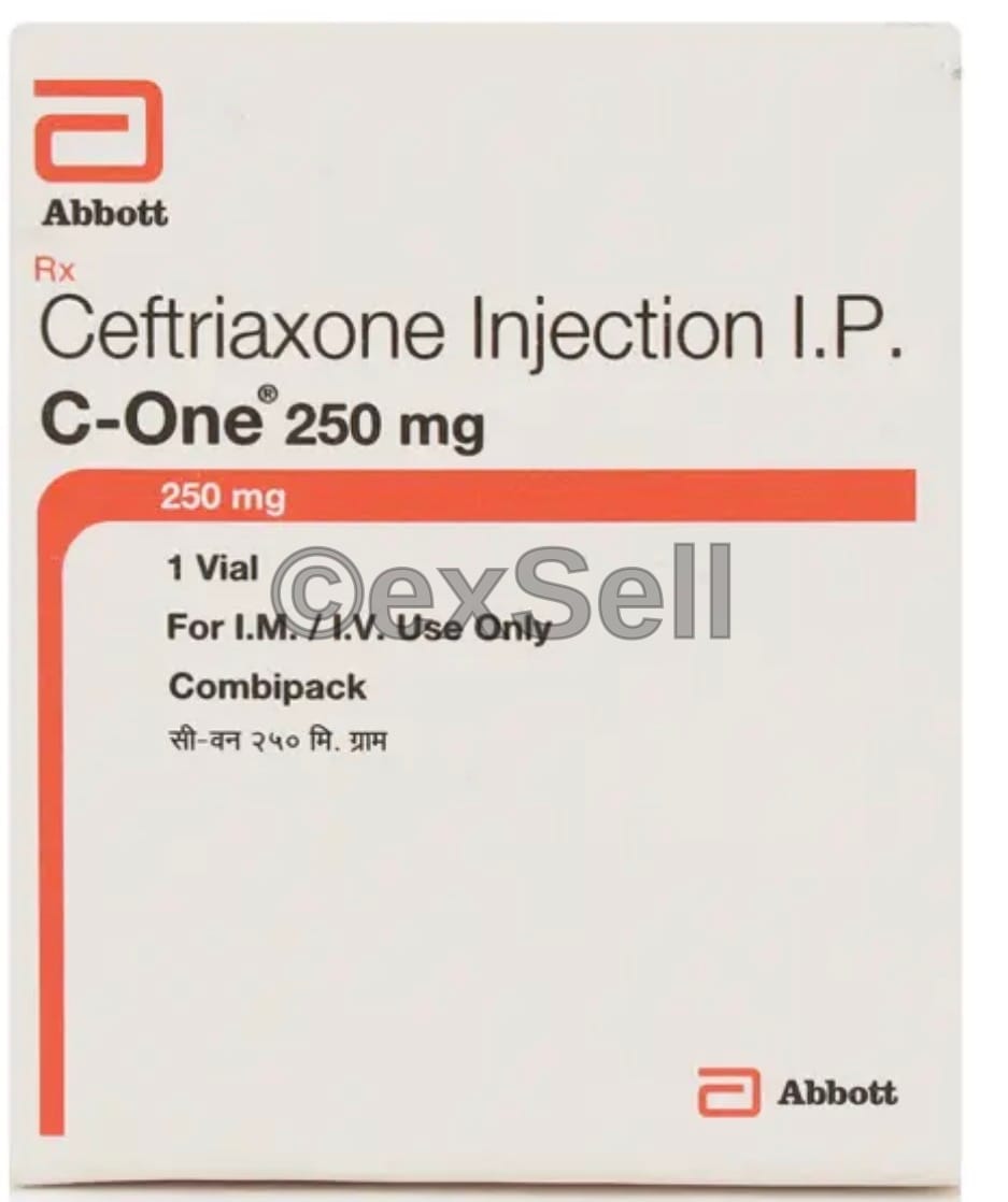 C-One 250mg Injection 250 mg Injection – Ceftriaxone (250mg)