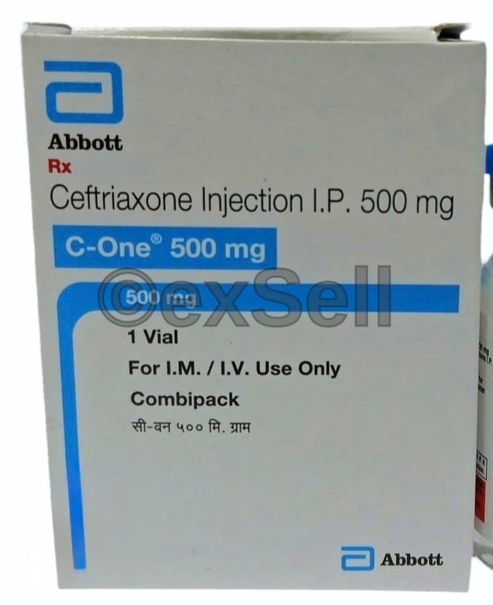 C One 500mg Injection 500 mg Injection – Ceftriaxone (500mg)