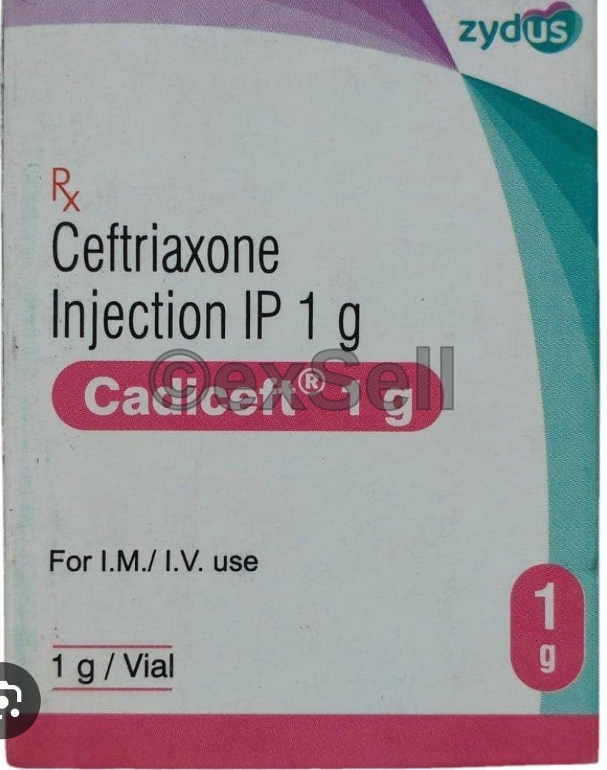 Cadiceft 1000mg Injection 1000 mg Injection – Ceftriaxone (1000mg)