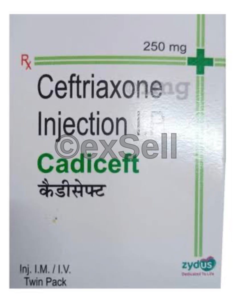 Cadiceft 250mg Injection 250mg Inejction – Ceftriaxone (250mg)