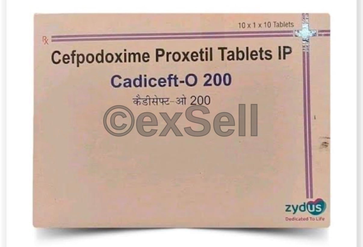 Cadiceft O 200mg Tablet 200 mg Tablet – Cefpodoxime Proxetil (200mg)