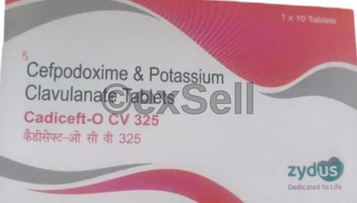 Cadiceft O cv 325 200mg + 125mg Tablet – (200 mg) Cefpodoxime , (125 mg) Clavulanic Acid