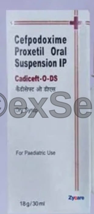 Cadiceft O DS 100mg Oral Suspension 100mg Oral Suspesion – Cefpodoxime Proxetil (100mg)