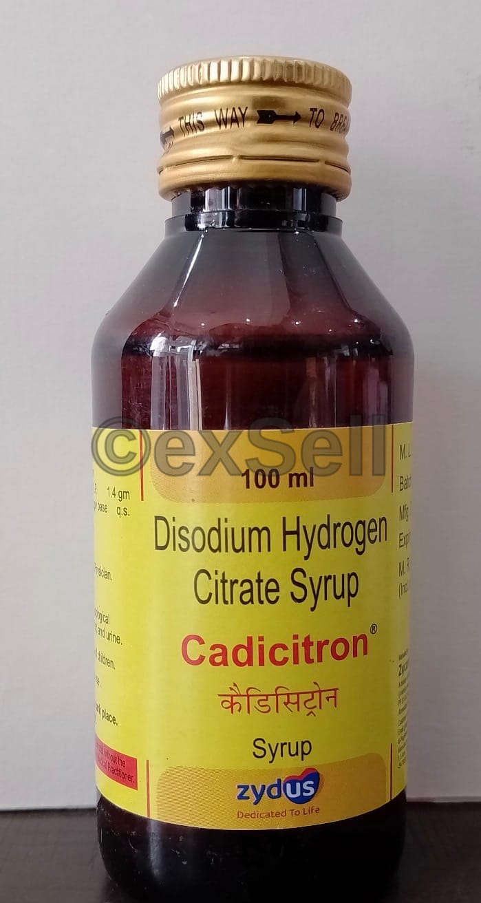 Cadicitron Syrup 1.4g Syrup – Disodium Hydrogen Citrate(1.4 G)