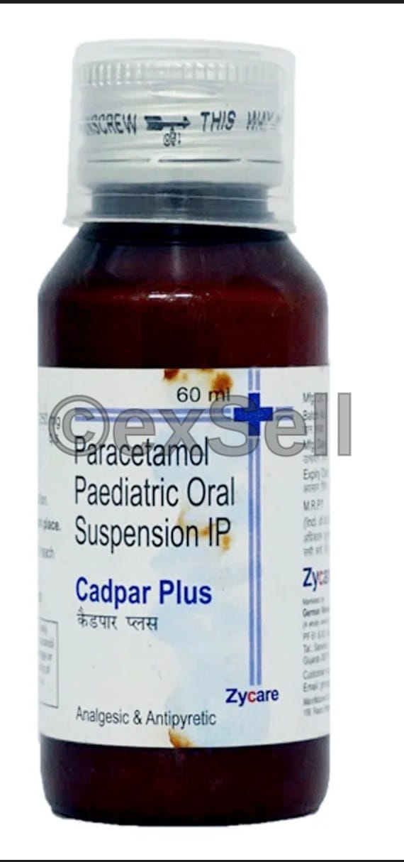 Cadpar Plus 250mg Syrup 250 mg Syrup – Paracetamol (250mg)
