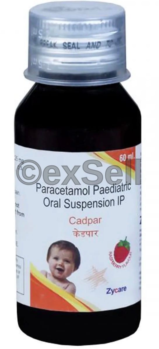 Cadpar Syrup 125mg Syrup – Paracetamol-125 mg