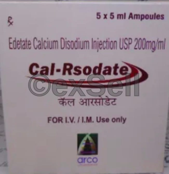 Cal-Rsodate Injection 200mg Ampoule – Edetate Calcium Disodium (200mg)