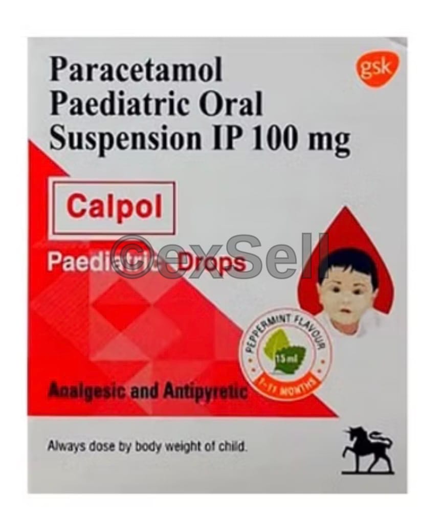 Calpol Paediatric Drops 100mg/ml Oral Drops – Paracetamol (100mg/ml)