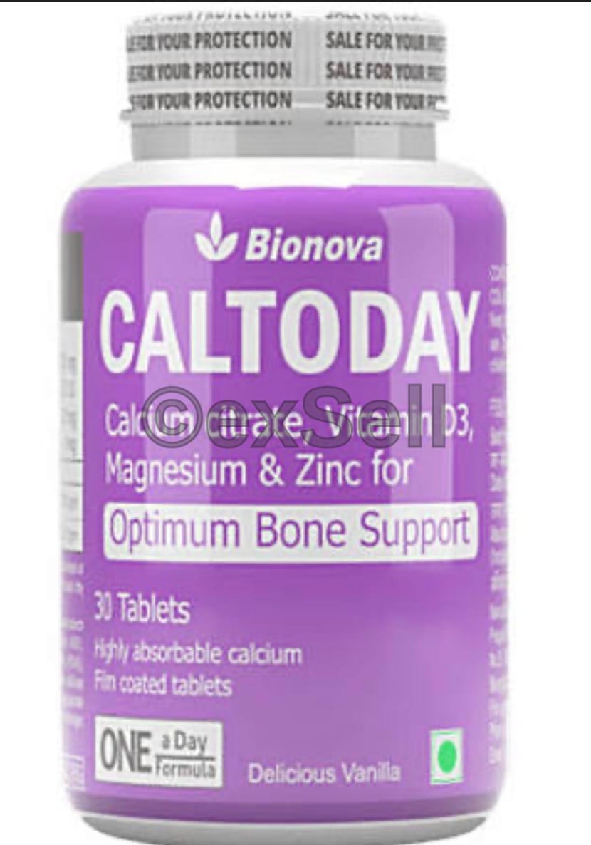 Caltoday Tablet Combination Tablet – CALCIUM CITRATE-1000MG +CHOLECALCIFEROL-200IU +ELEMENTAL MAGNESIUM-100MG+ELEMENTAL ZINC-4MG