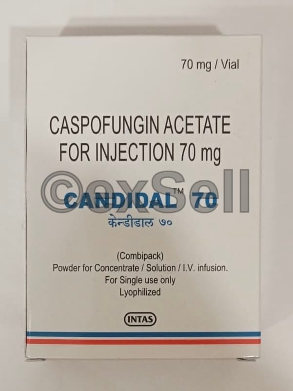 Candidal 70mg Injection 70 mg Injection – Caspofungin (70mg)