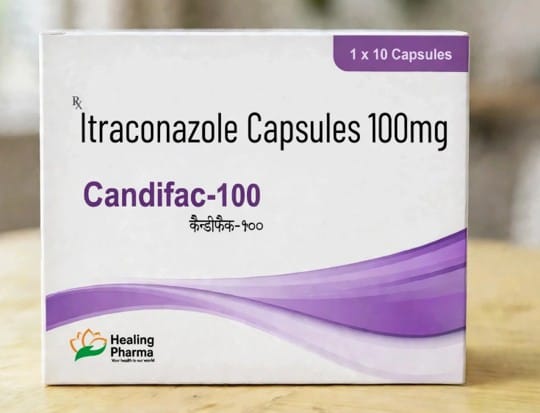Candifac 100 100 mg Capsules – Itraconazole 100mg