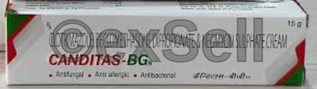 Canditas BG Cream Combination Cream – Beclometasone (0.025% ) + Clotrimazole (1% ) + Gentamicin (0.1% )