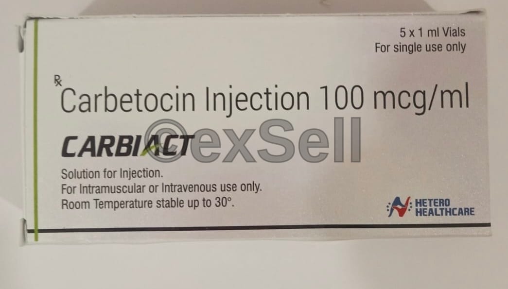 Carbiact 100mcg Injection 100 mcg Injection – Carbetocin (100mcg)