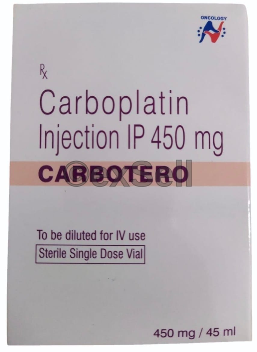 Carbotero 450mg Injection 450mg Vial – Carboplatin (450mg)