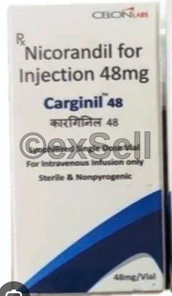 Carginil 48mg Injection 48mg Injection – Nicorandil (48mg)