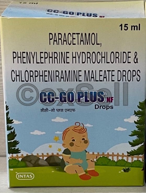 CC GO Plus Drop Combination Drops – Chlorpheniramine Maleate (1mg) + Paracetamol (100mg) + Phenylephrine (2.5mg)