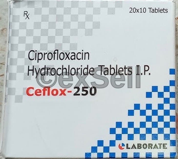 Ceflox 250mg tablet 250mg Tablet – Ciprofloxacin (250mg)