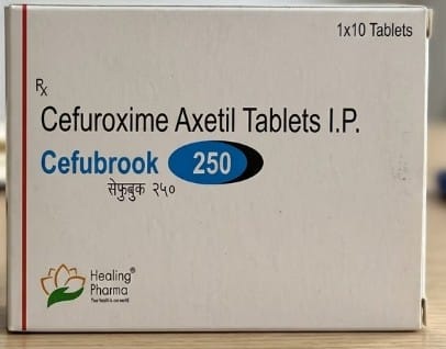CEFUBROOK 250 250mg Tablets – Cefuroxime (250 mg)