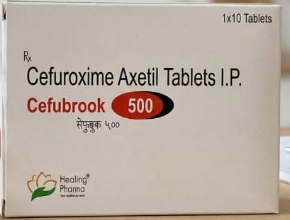 CEFUBROOK 500MG 500 mg Tablets – Cefuroxime 500 MG