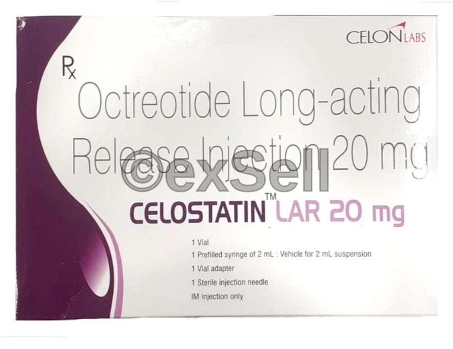 Celostatin Lar 20mg Injection 20mg Vial – Octreotide acetate (20mg)