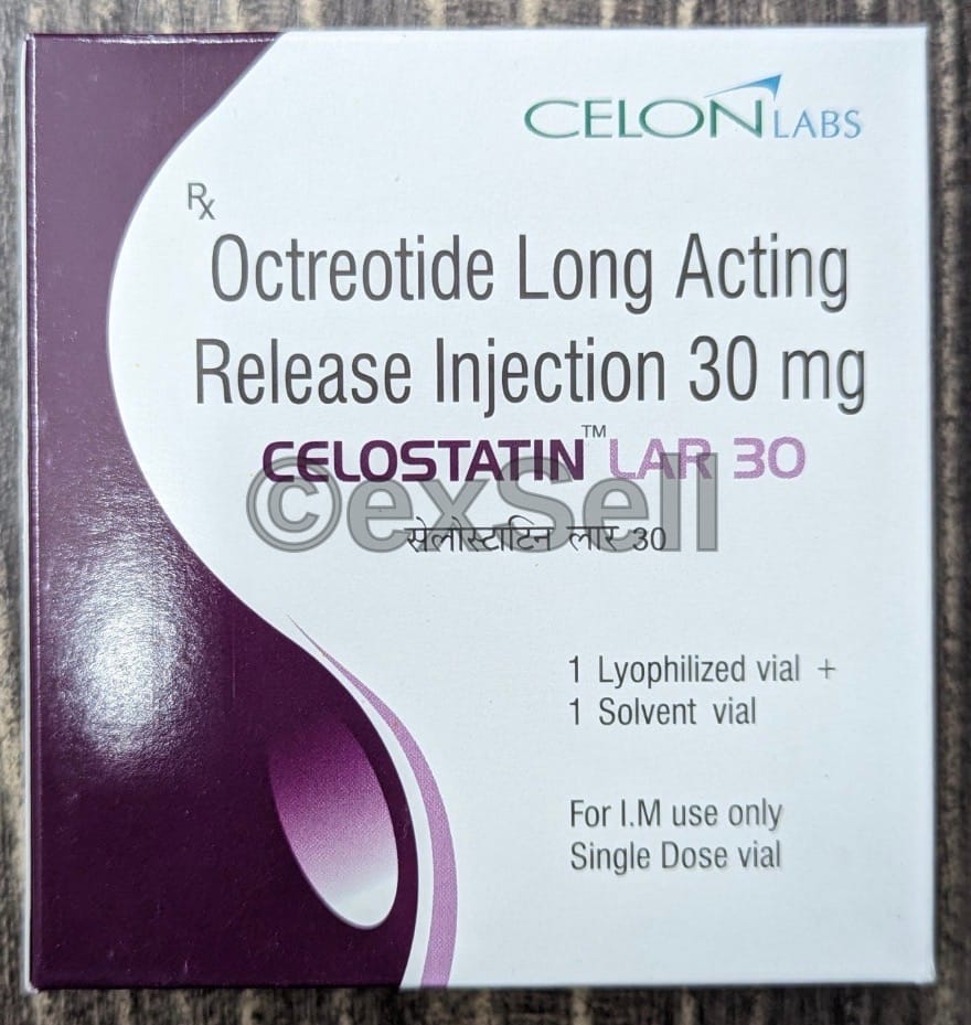 Celostatin Lar 30mg Injection 30mg Vial – Octreotide acetate (30mg)