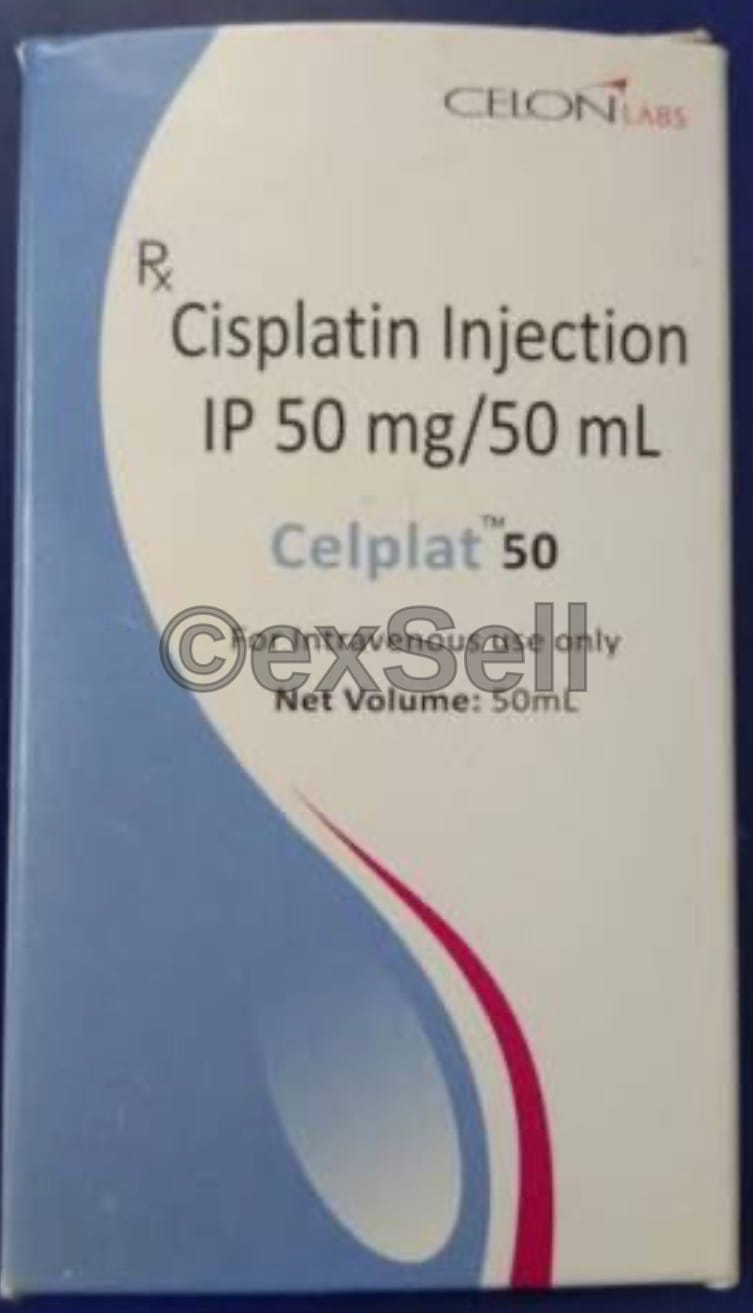 Celplat 50mg Injection 50mg Vial – Cisplatin (50mg)